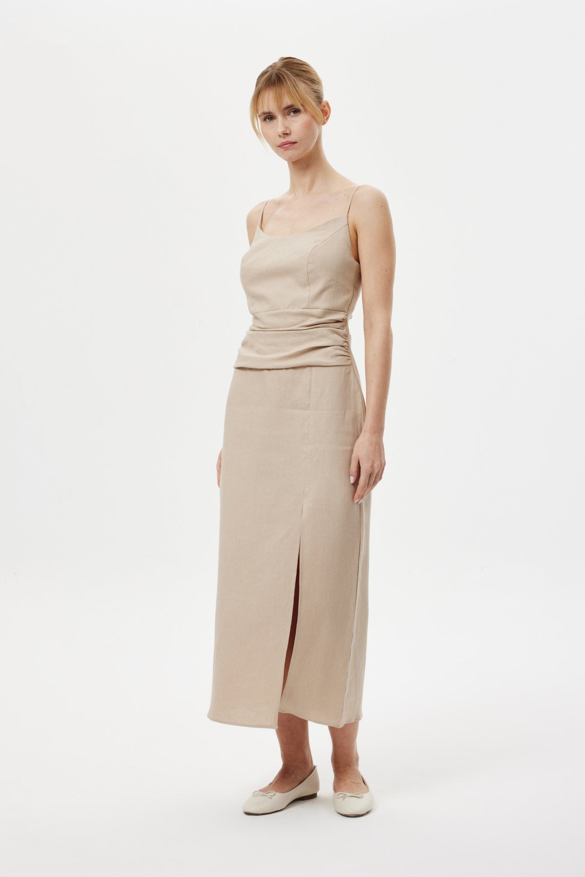 Drapeli Casual Elbise