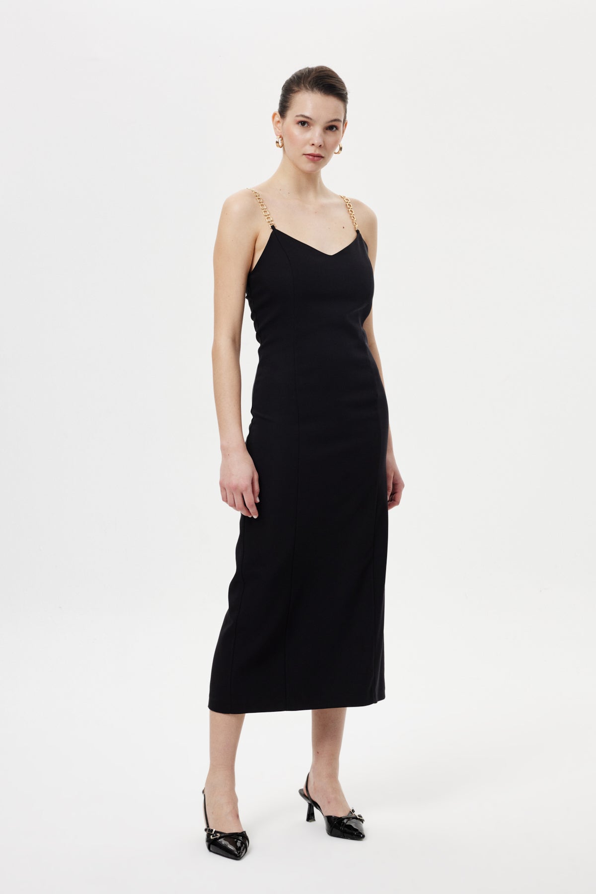 Cut-Out Kamisol Elbise