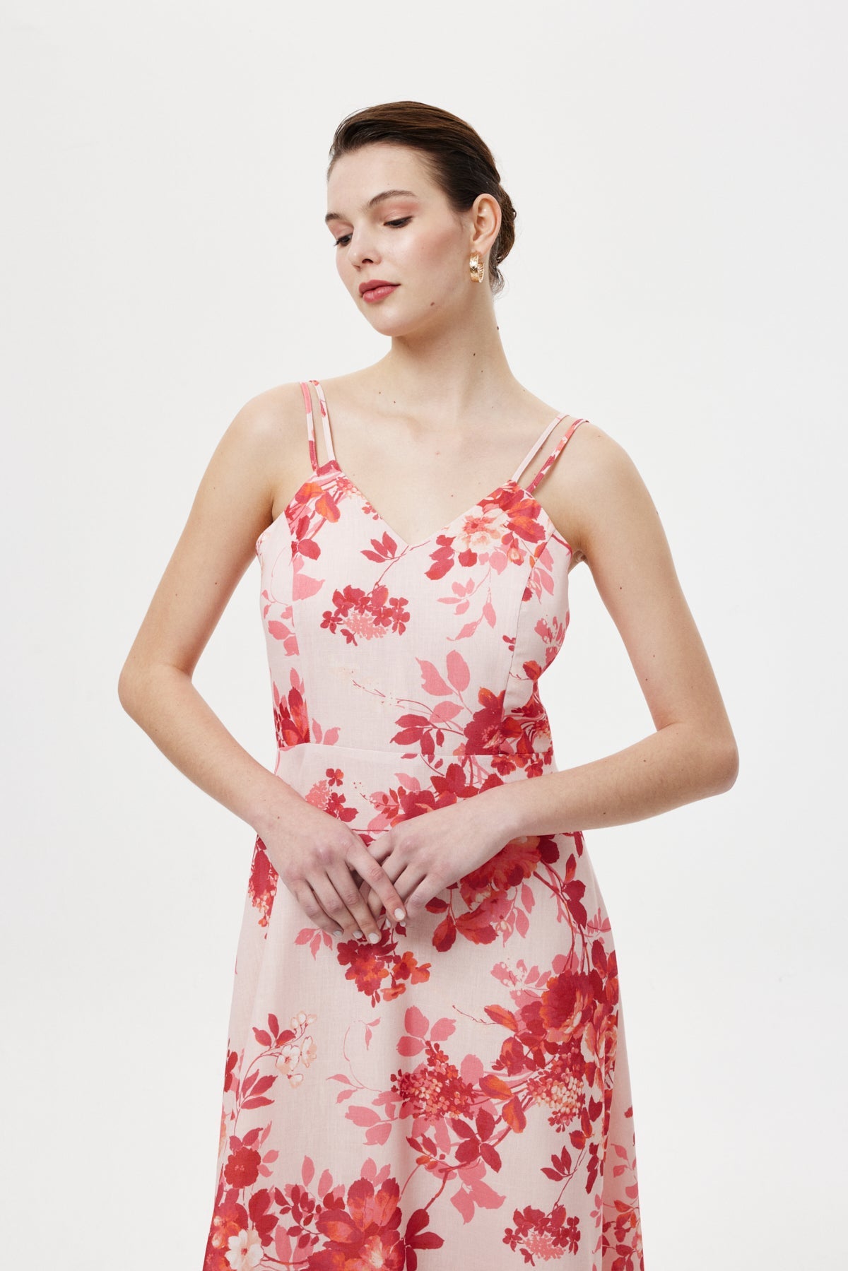 Floral Maxi Elbise