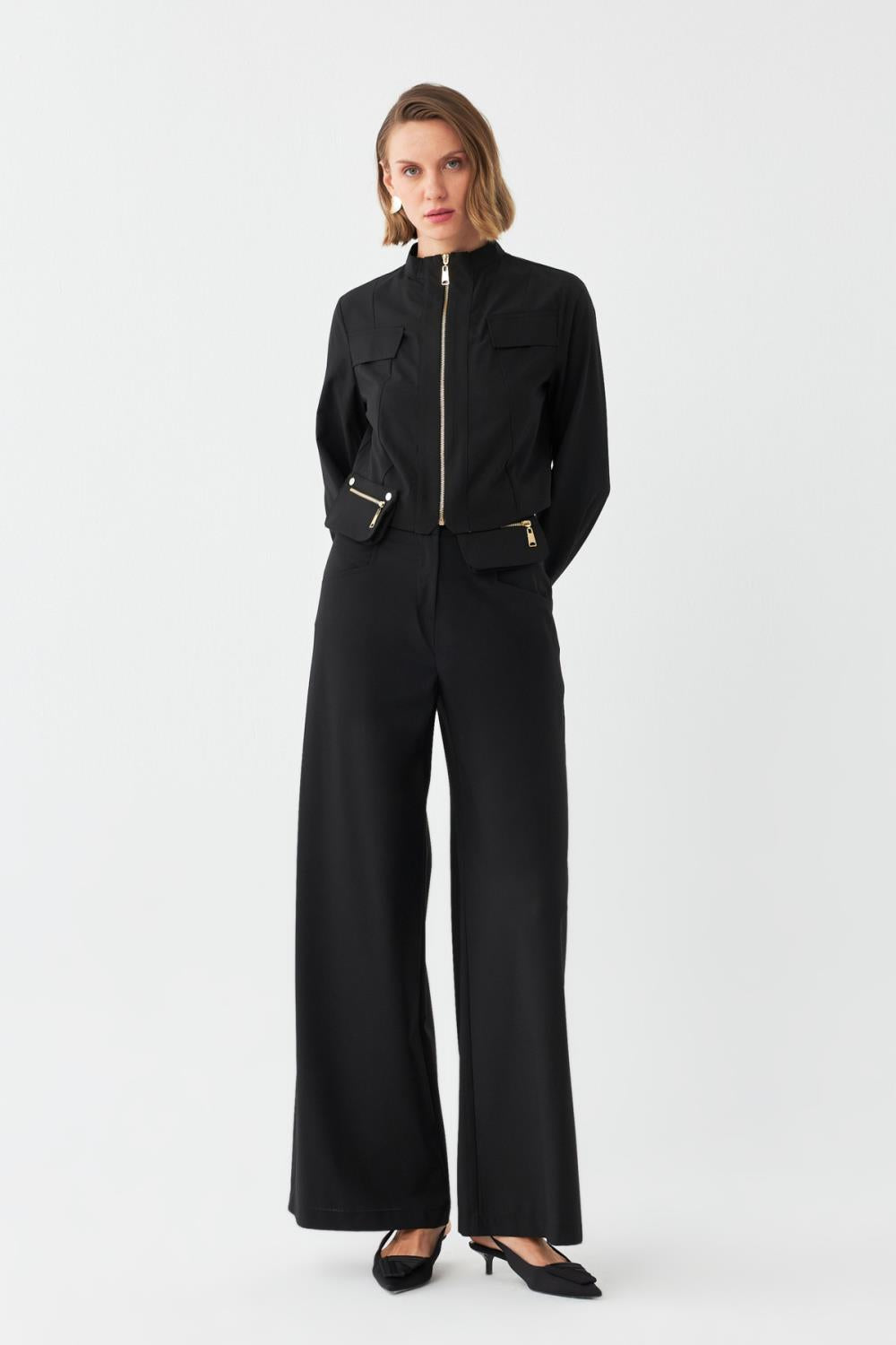 Fermuar Detaylı Takım