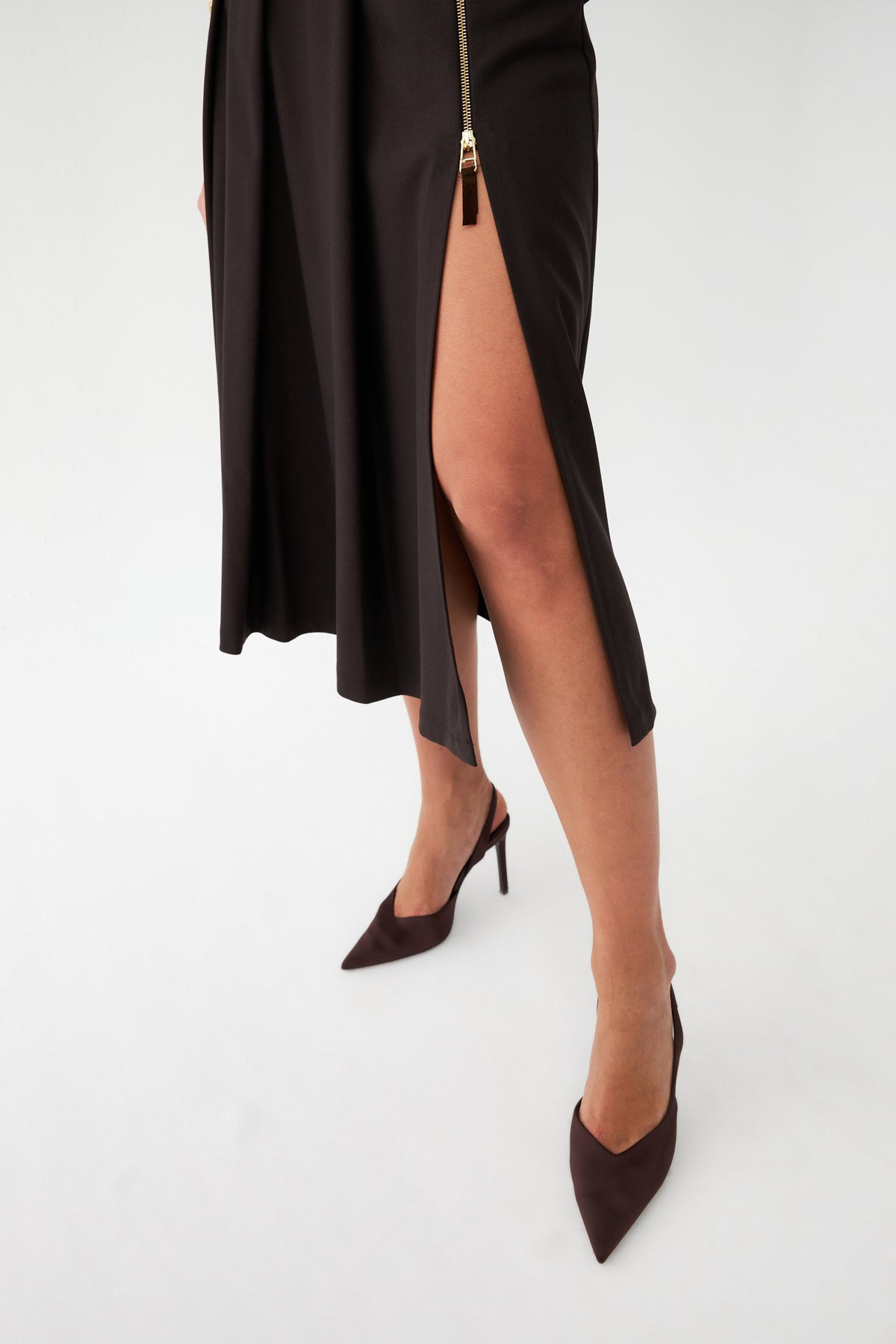 Geniş Kesim Midi Etek