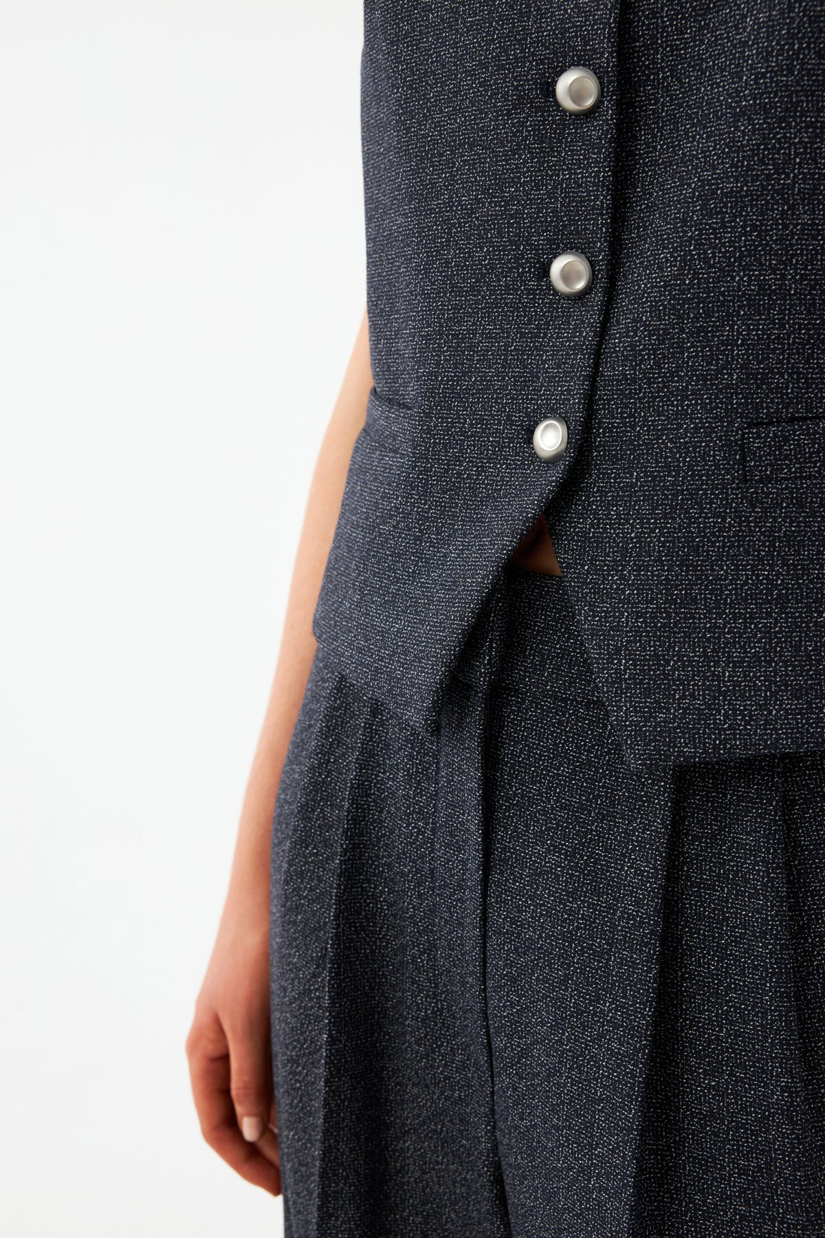 Yelek-Bol Paça Pantolon Takım