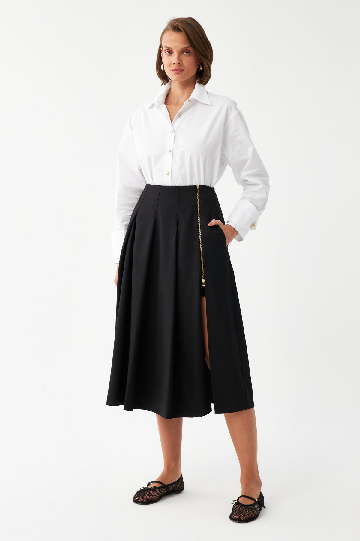 Normal Bel Geniş Kesim Etek