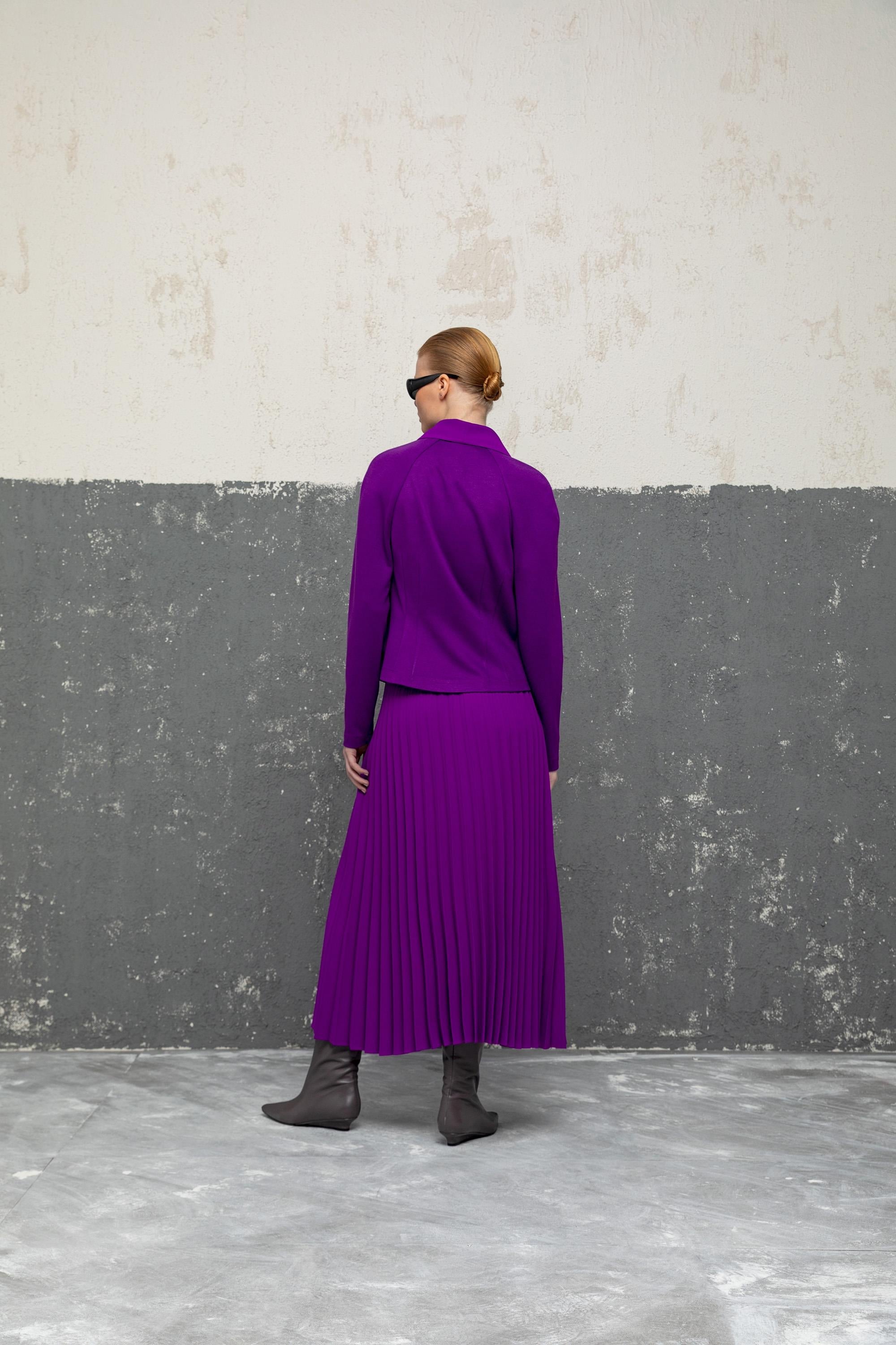 DÜĞMELİ KISA CEKET  26W10857