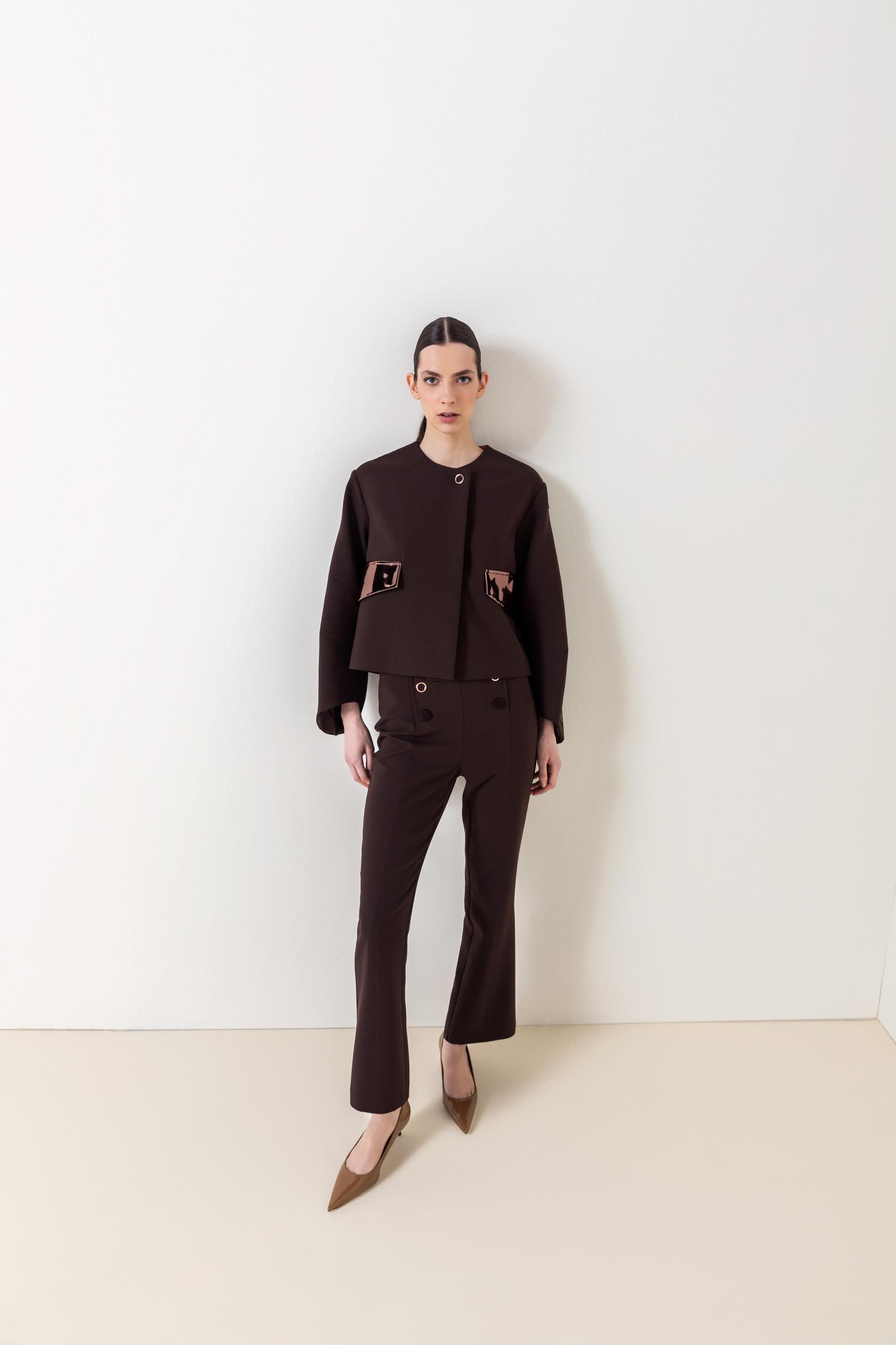 KONTRAST CEPLİ KISA CEKET 26W50815