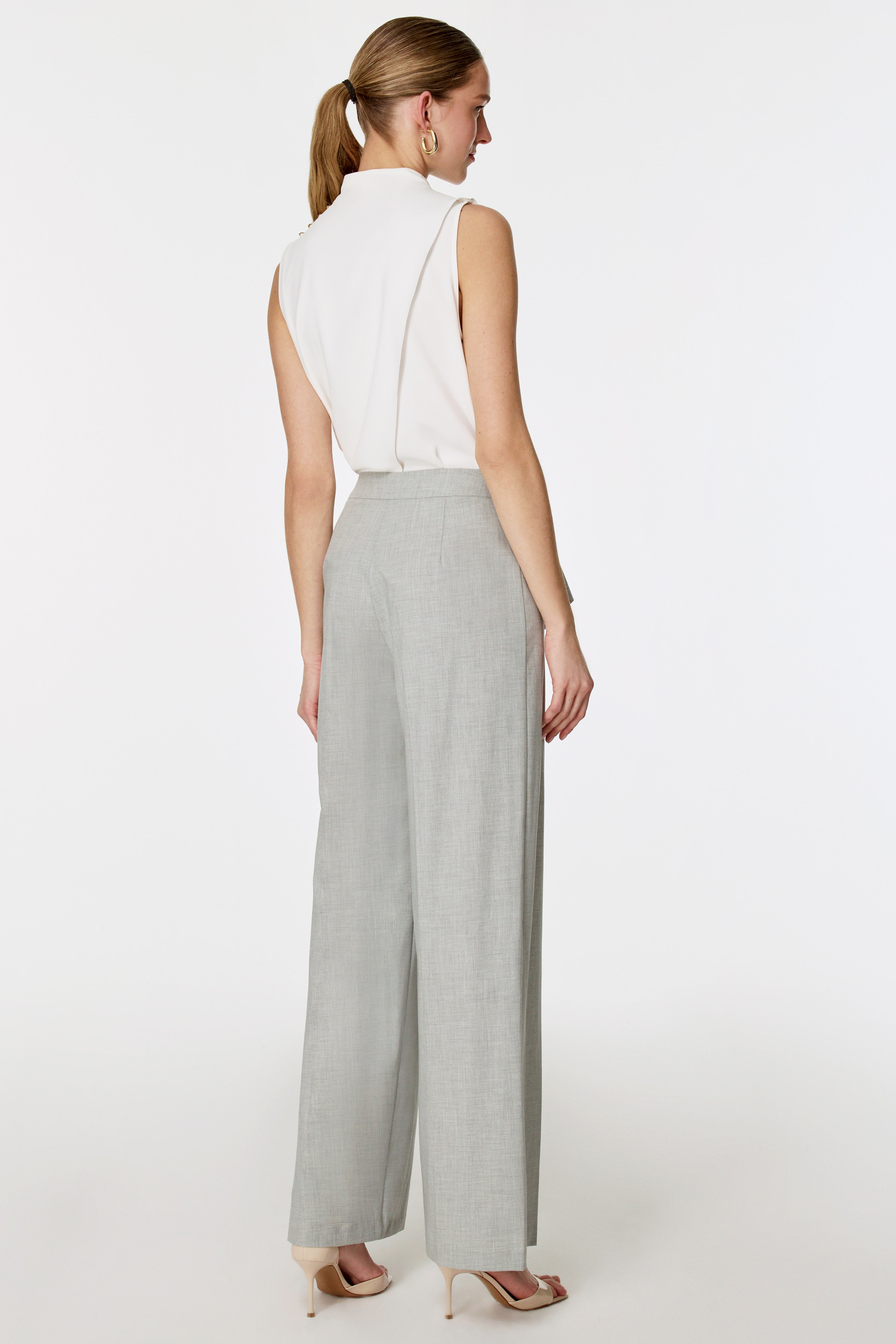 Çıkarılabilir Kuşaklı Pantolon GRİ