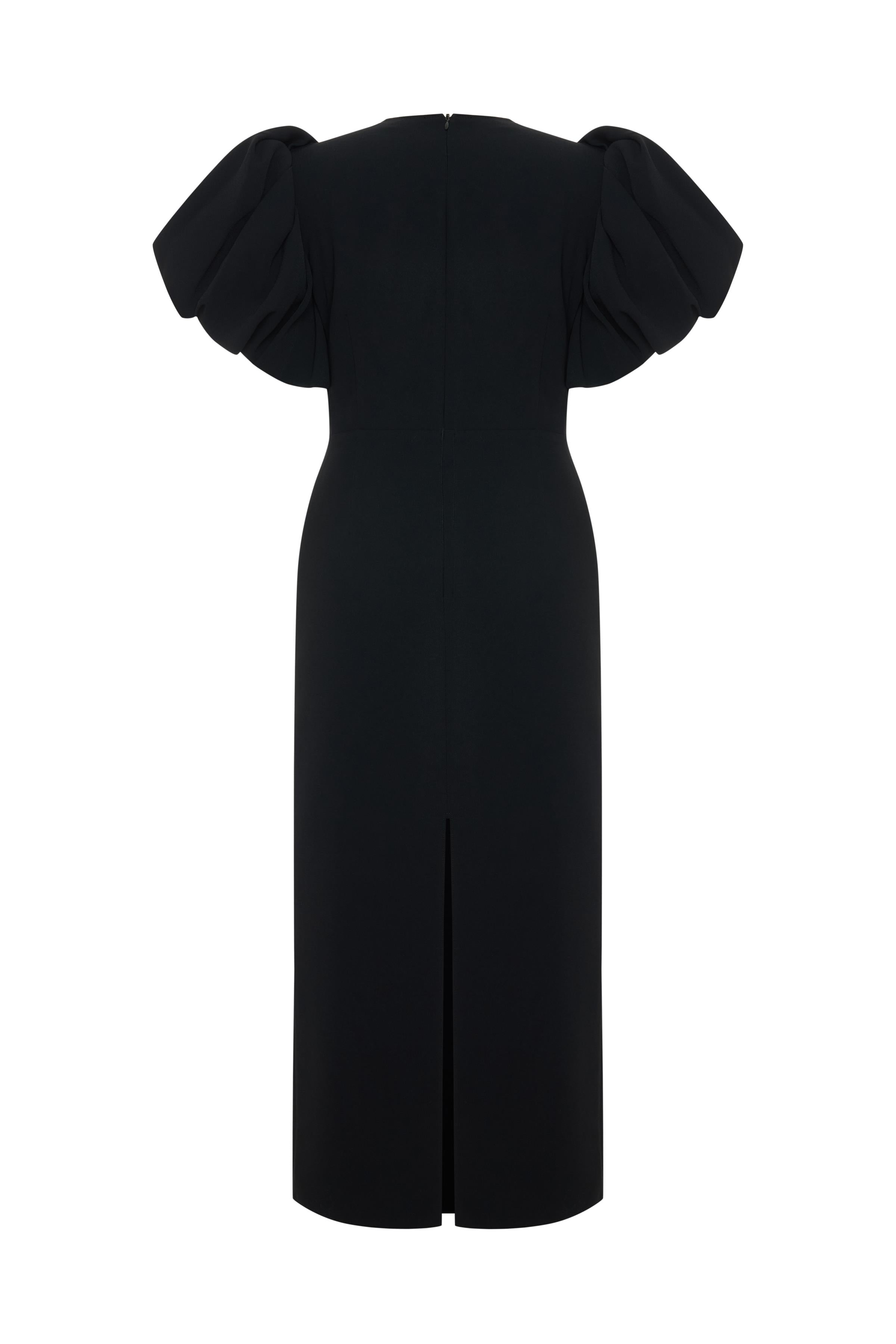 PAYET DETAYLI BALON KOL ELBİSE 26W40871