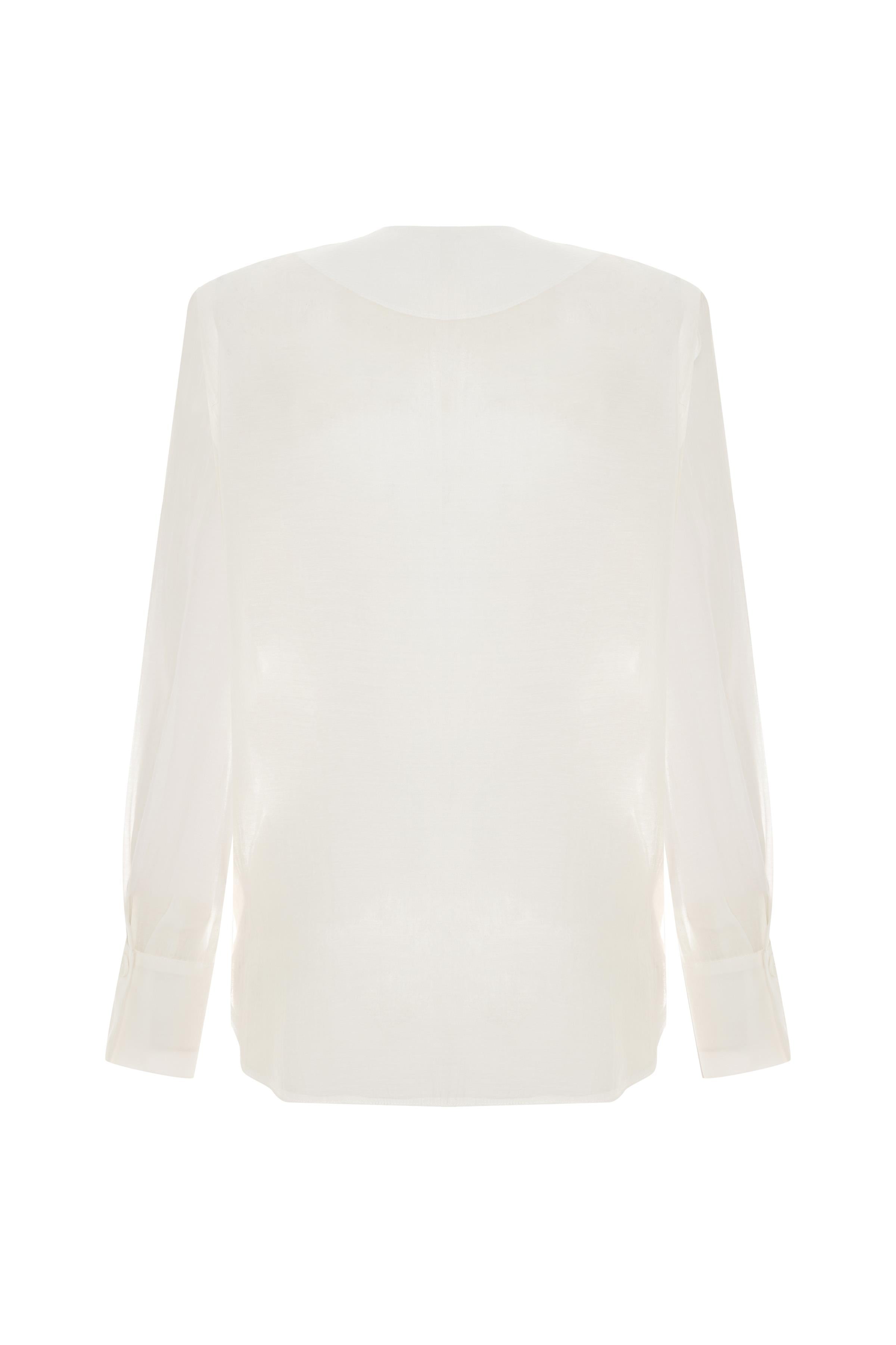 PLİSELİ FIRFIR DETAYLI BLUZ 26W10823