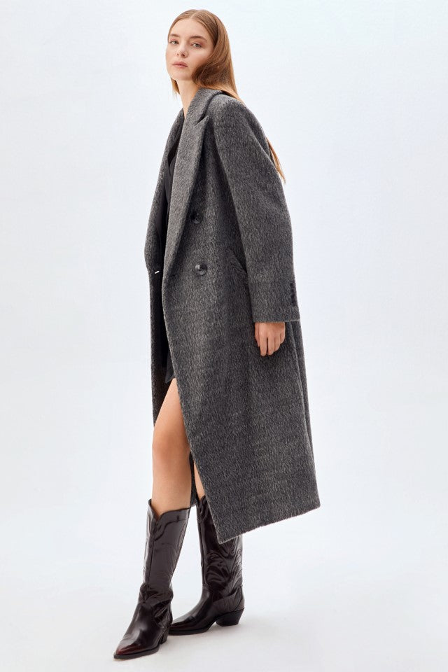 Rahat Kesim Uzun Kaban Antrasit