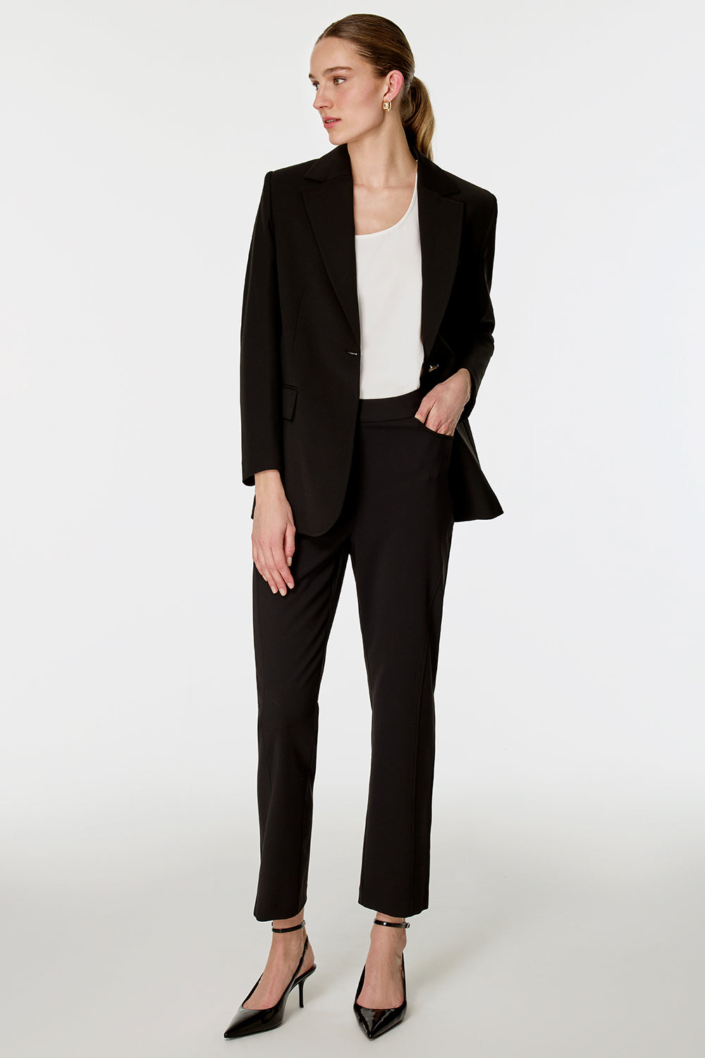 Sırtı Püsküllü Ceket (Çıkarılabilir) SİYAH