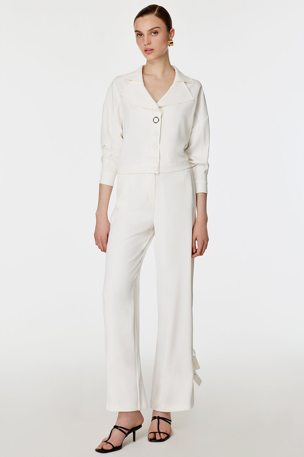 Çıtçıtlı Paça Detaylı Spor Takım