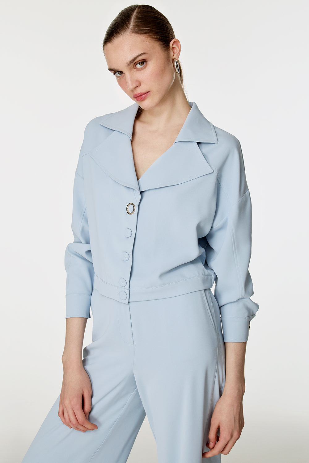 Çıtçıtlı Paça Detaylı Spor Takım