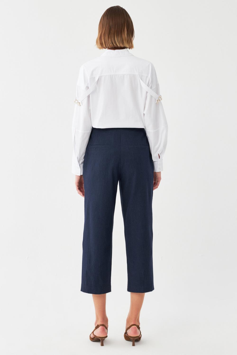 Tokalı Crop Pantolon