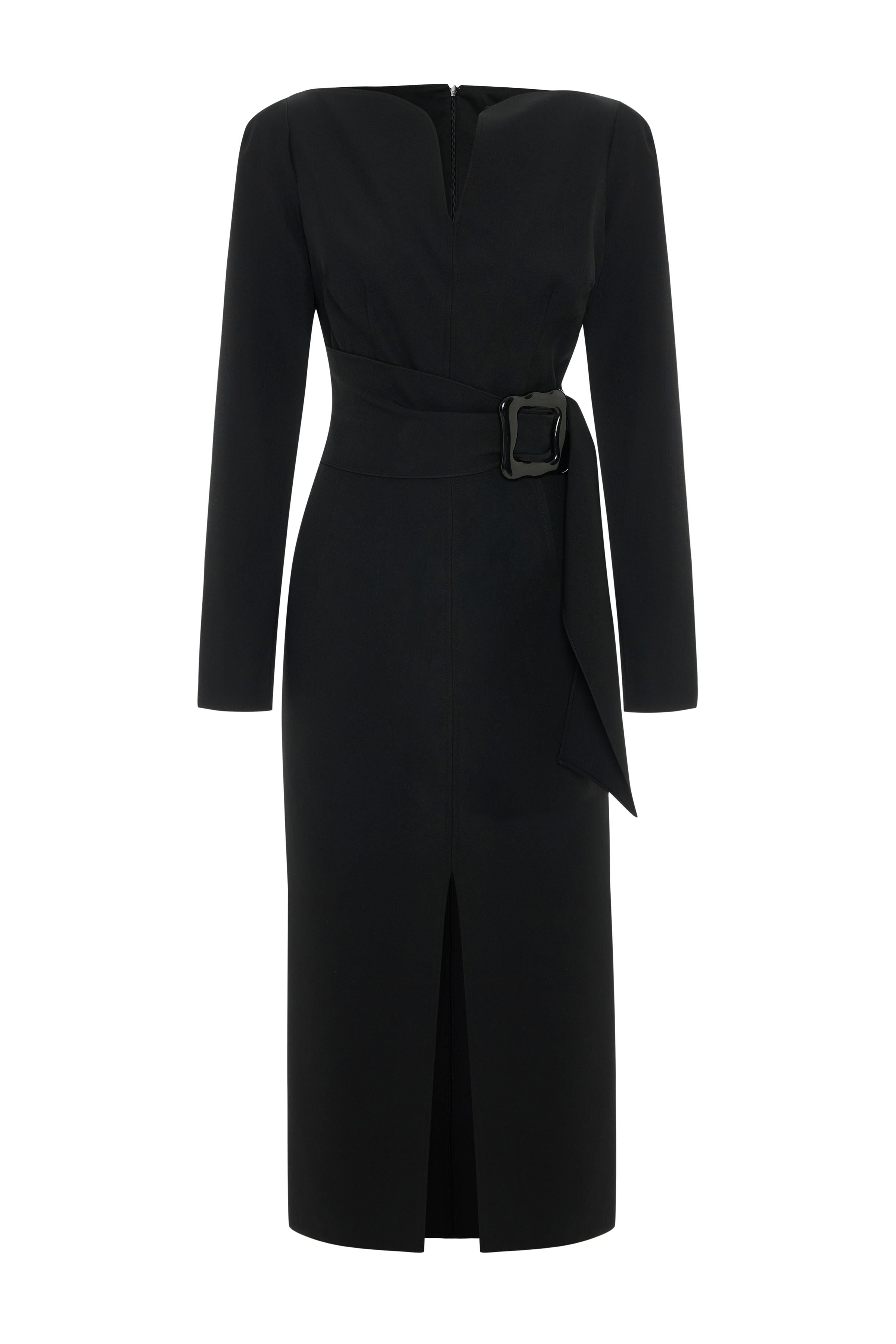 TOKALI YIRTMAÇ DETAYLI ELBİSE 26W40852