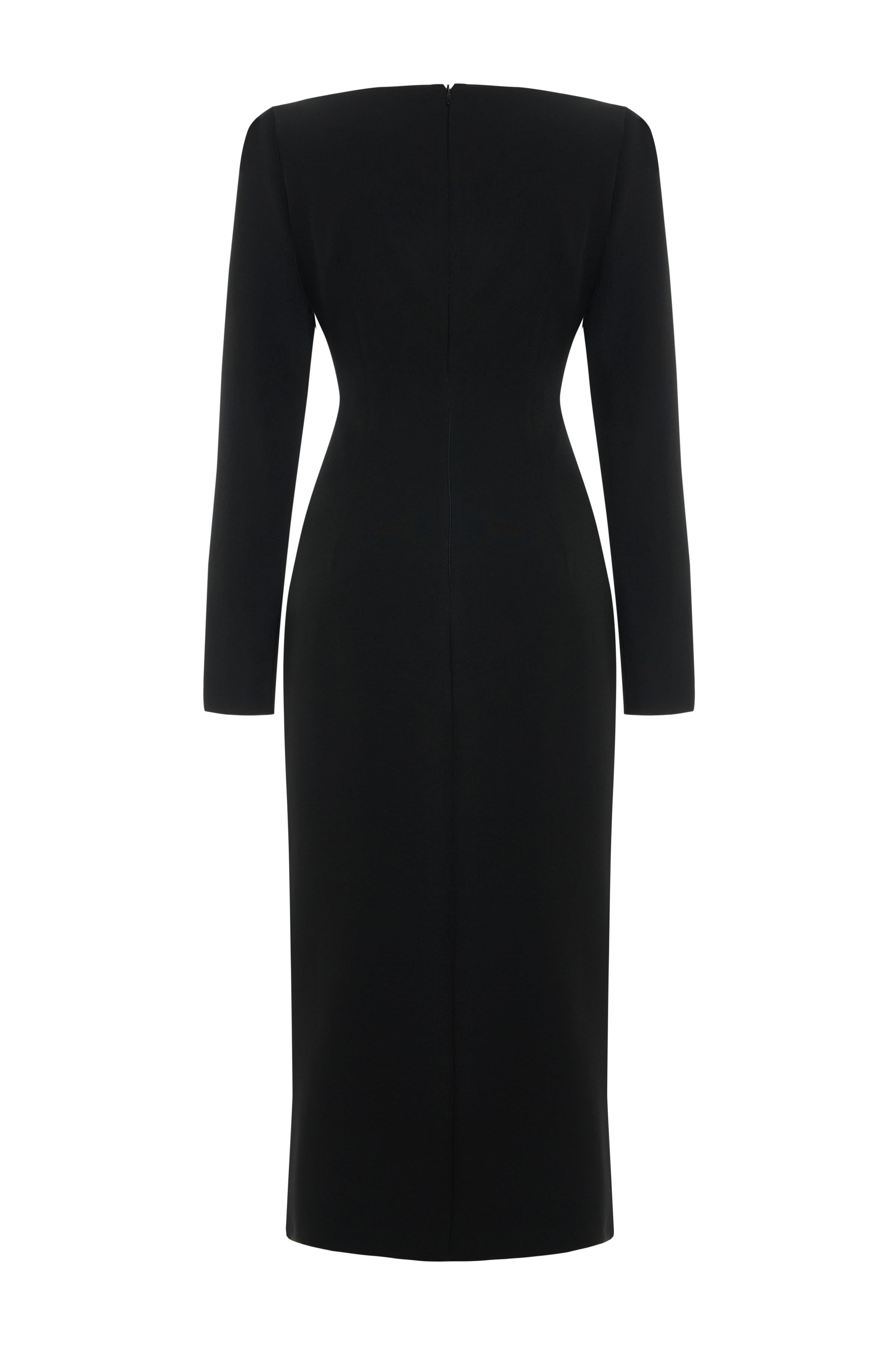 TOKALI YIRTMAÇ DETAYLI ELBİSE 26W40852