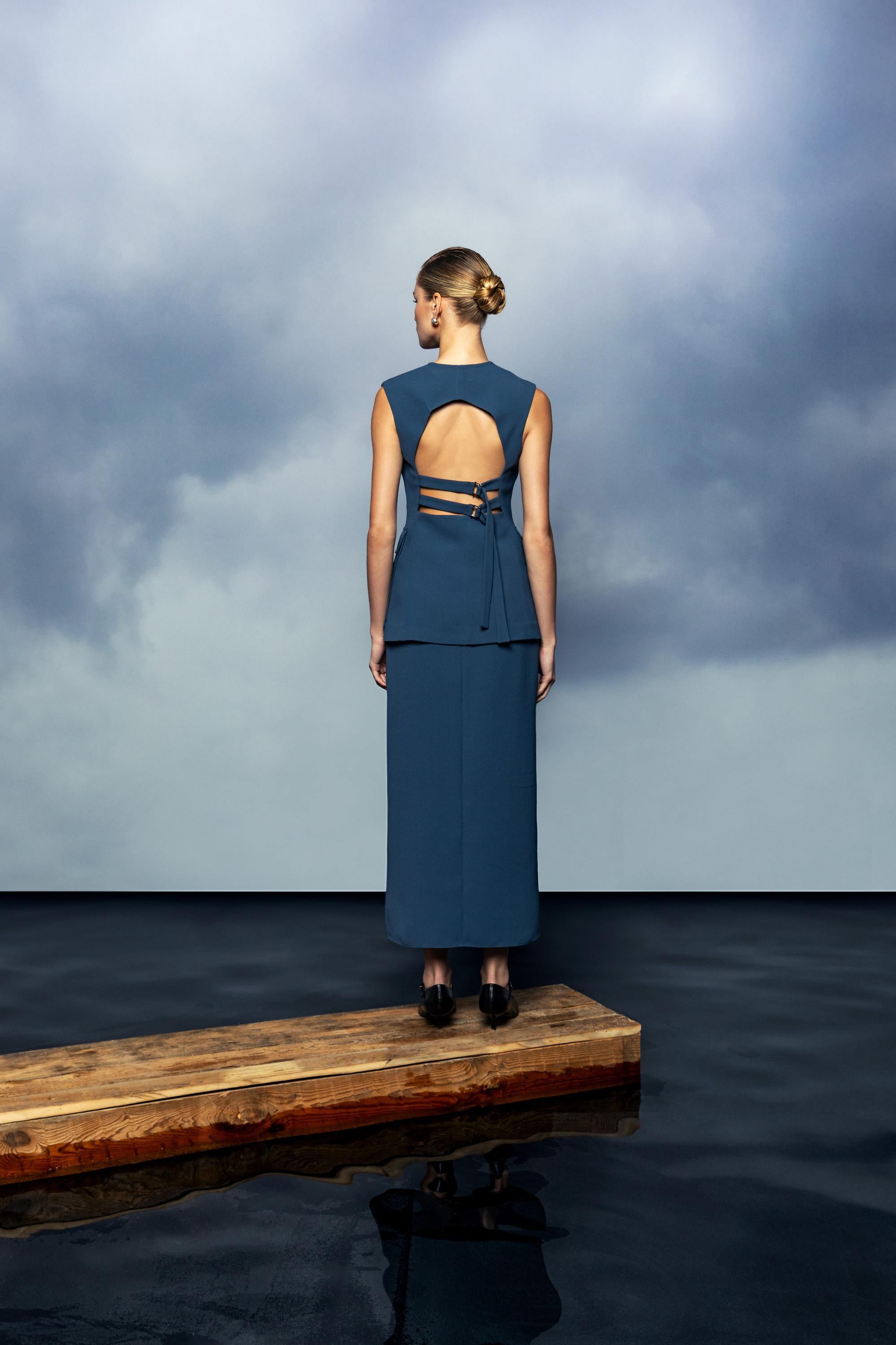 YIRTMAÇ DETAYLI UZUN ETEK 26W30804