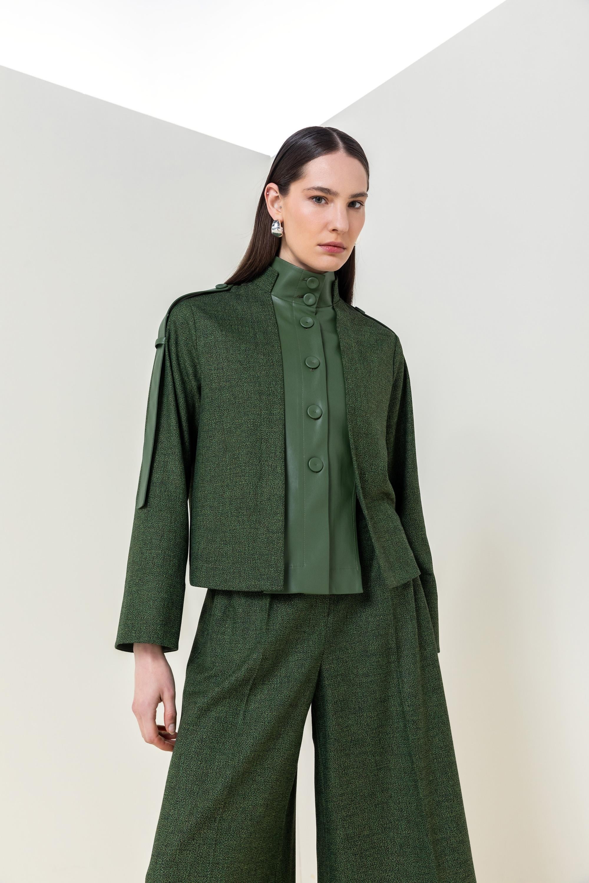 YÜKSEK YAKALI CEKET 26W50814